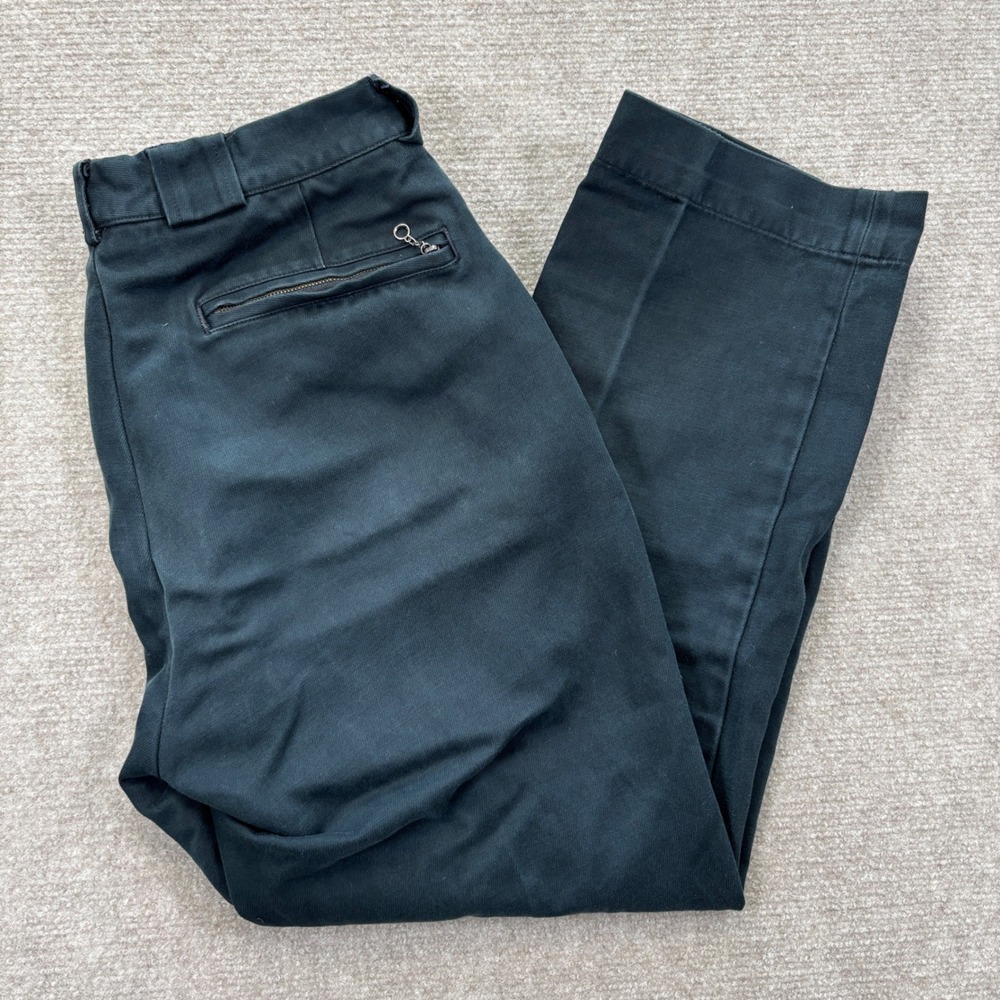 Polo Ralph Lauren Navy Chino Pants Back Zip Pockets Men's Size 33x27